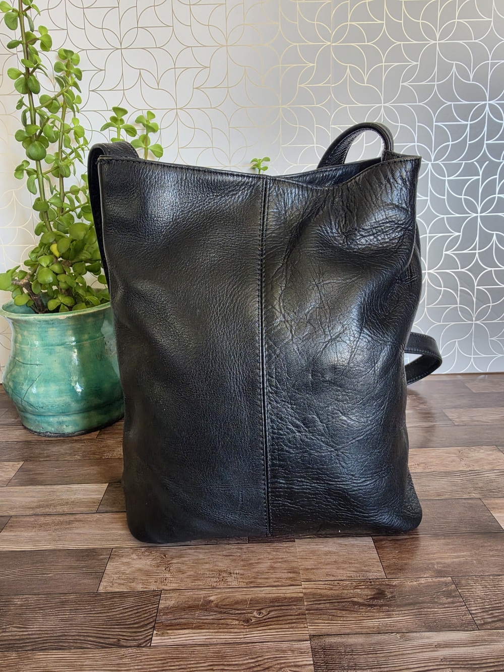 Frye Black Pebbled Leather Crossbody Shoulder Bag - Picture 4 of 9